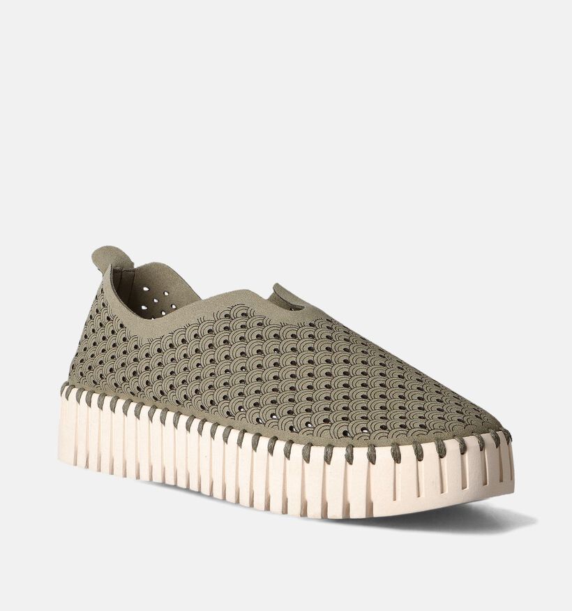 Ilse Jacobsen Tulip Chaussures à enfiler en Vert pour femmes (355844) - pour semelles orthopédiques