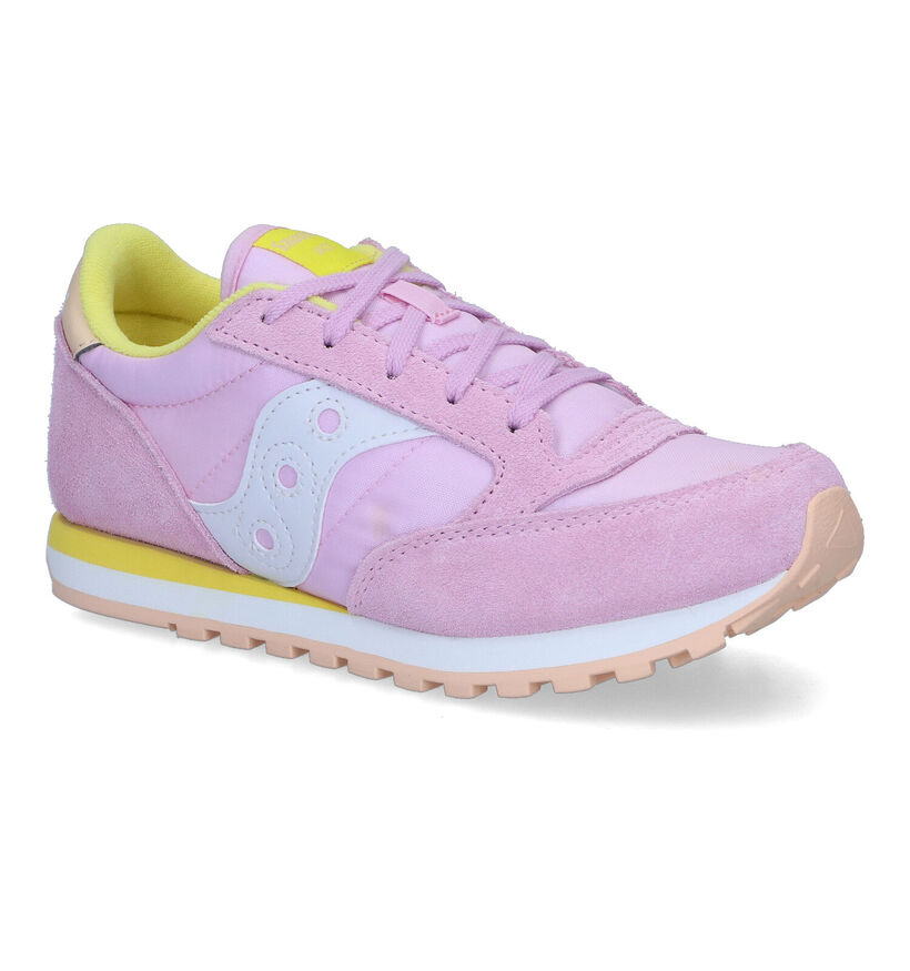 Saucony Jazz Original Baskets en Rose pour filles (302901)