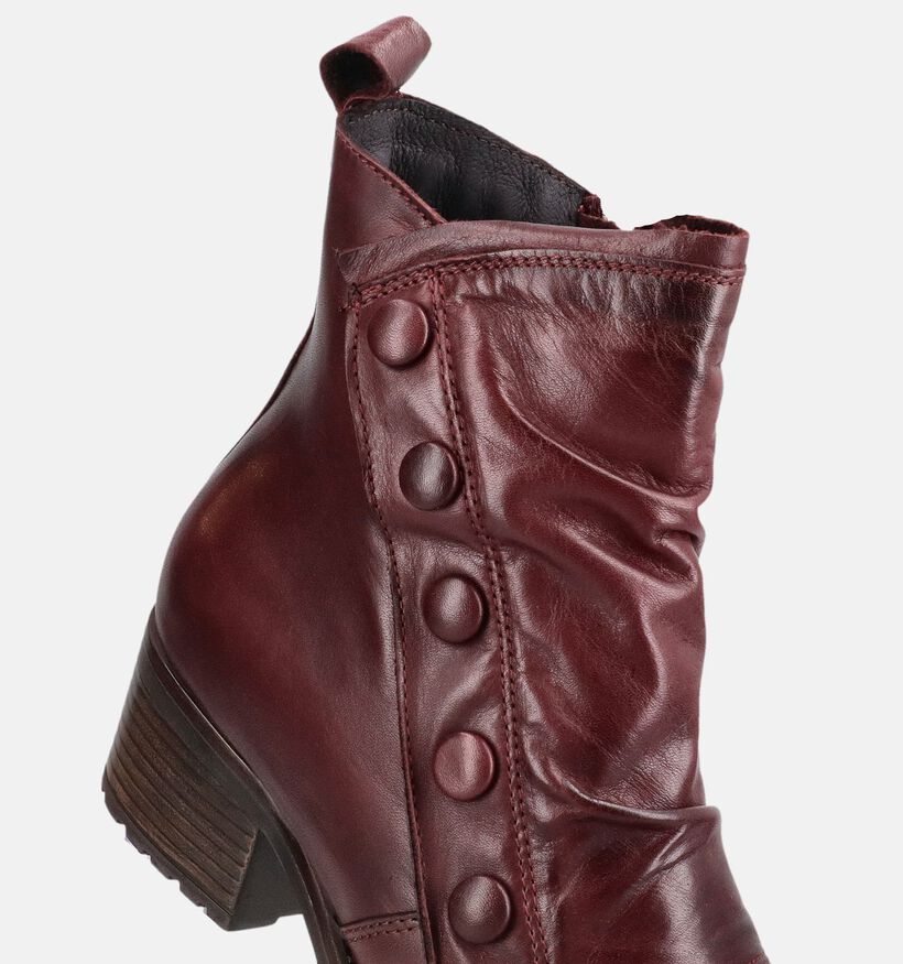 Miz Mooz Joana Bottines en Bordeaux pour femmes (381365)