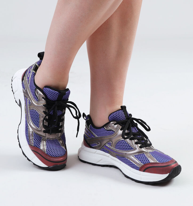 Signatur Paarse Sneakers voor dames (345449)