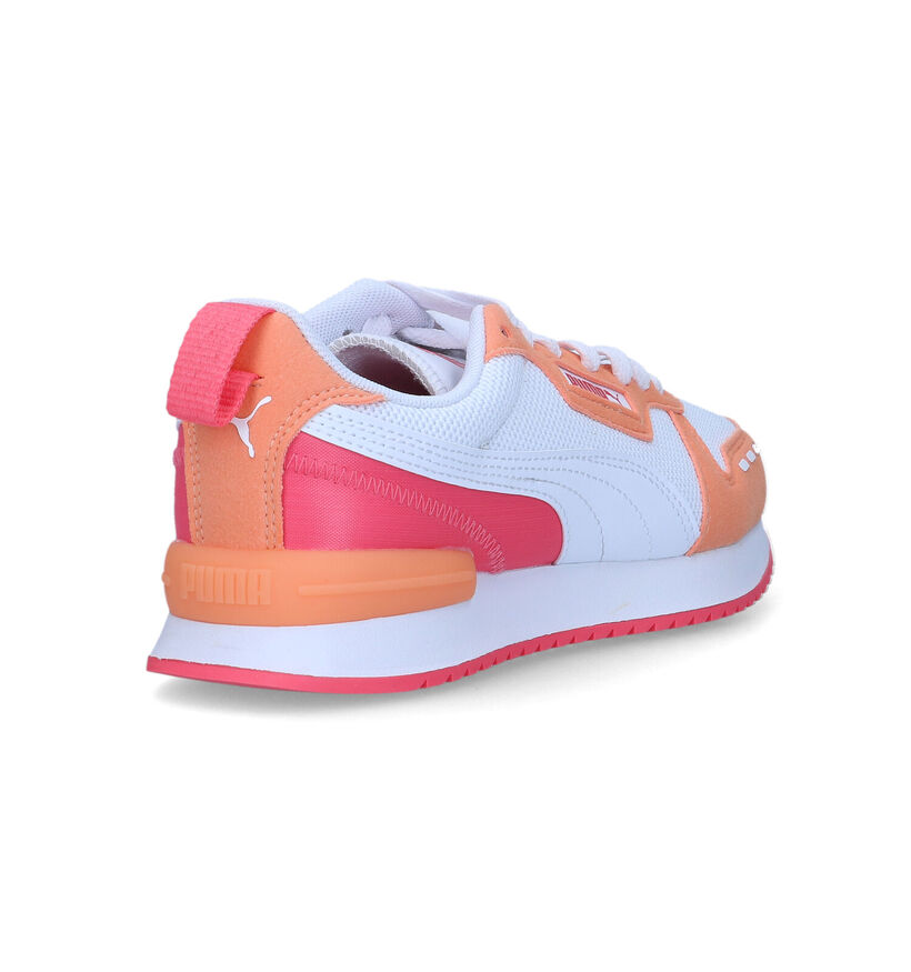 Puma R78 Baskets en Blanc pour filles (318762) - pour semelles orthopédiques