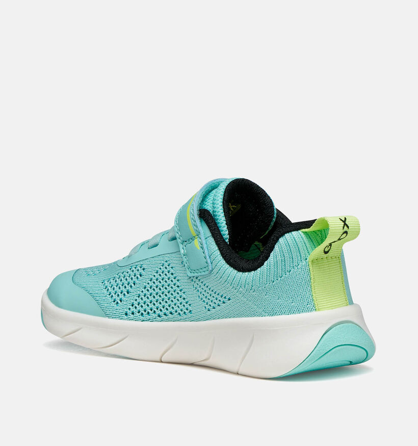 Geox Foot-Run Turquoise Sneakers voor meisjes (368446) - geschikt voor steunzolen