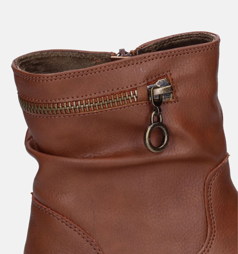 Milo & Mila Cognac Boots voor meisjes (329503) - geschikt voor steunzolen