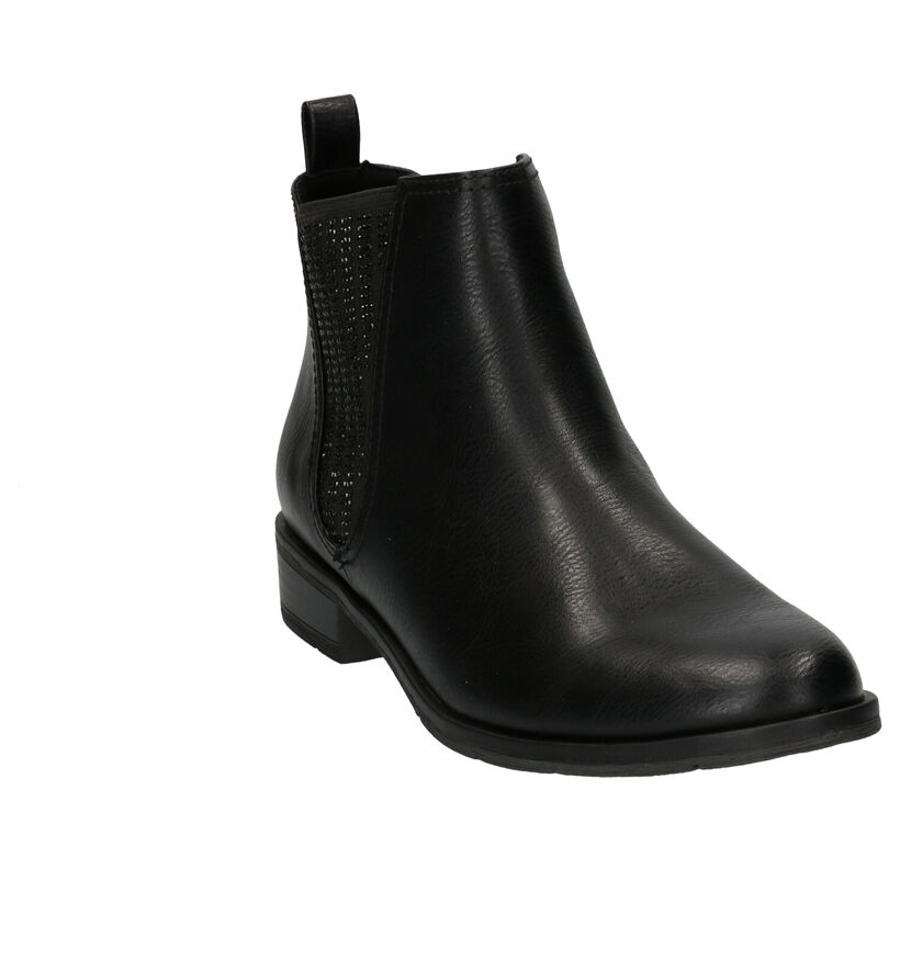 Marco Tozzi Zwarte Chelsea Boots in kunstleer (257245)