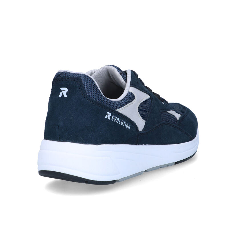 Rieker R-Evolution Chaussures à lacets en Bleu pour hommes (326914) - pour semelles orthopédiques