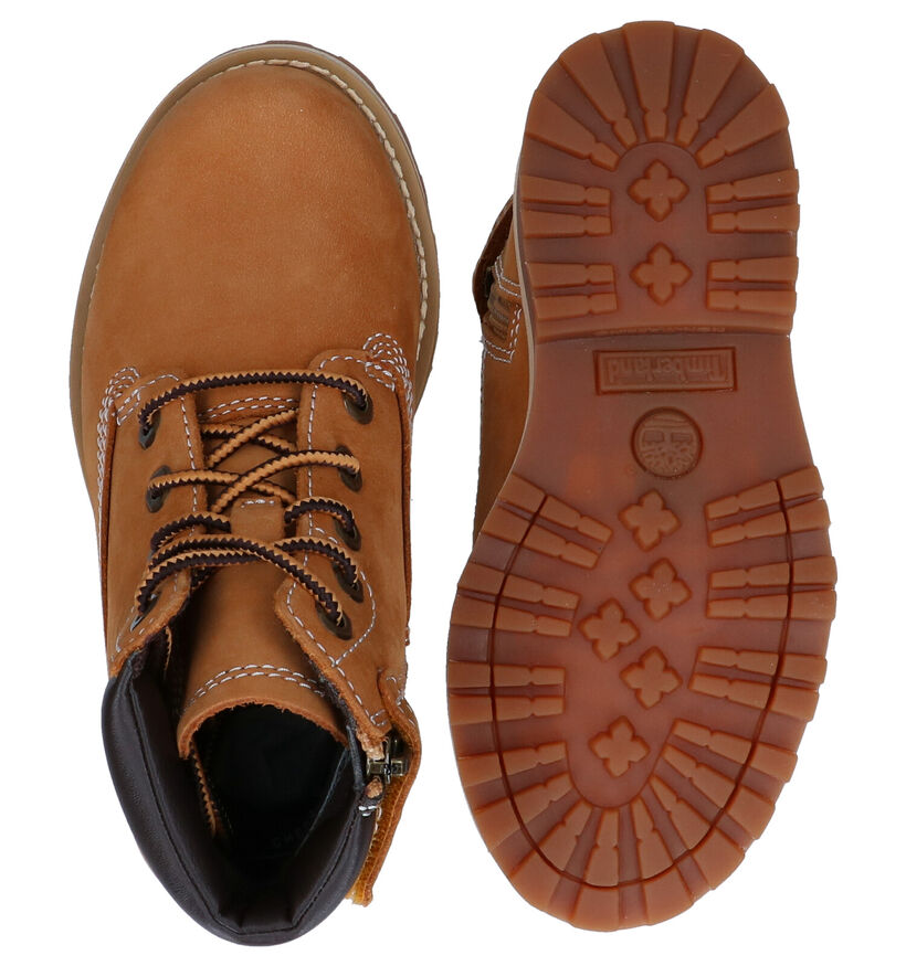 Timberland Courma Kid 6 Inch Bottines en Naturel pour filles, garçons (345266) - pour semelles orthopédiques