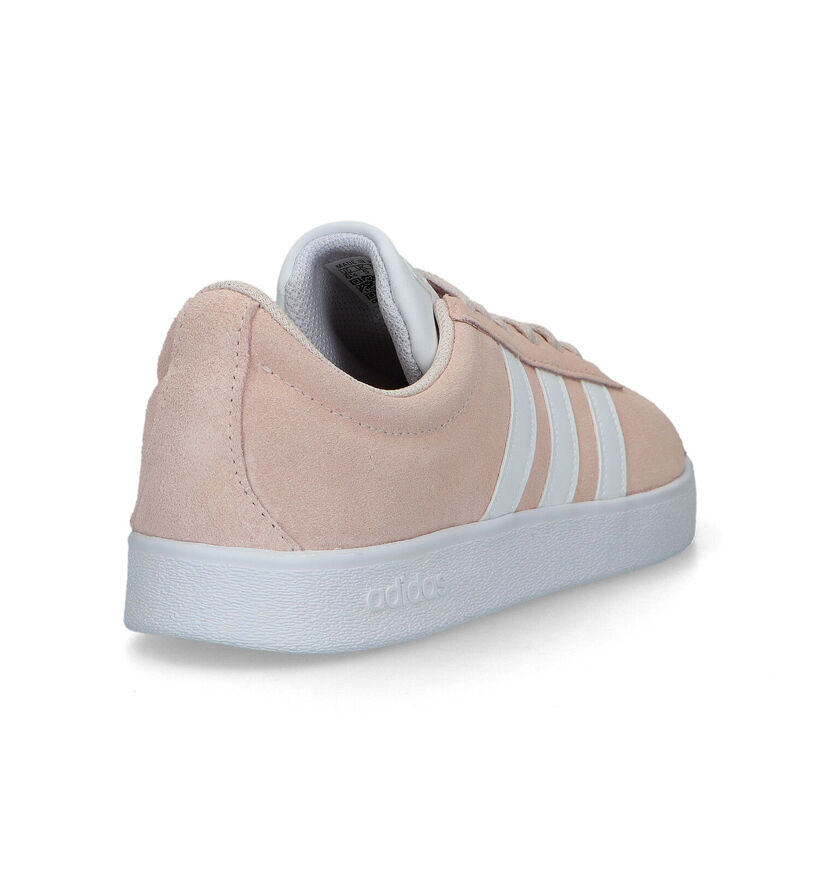 adidas VL Court 2.0 Baskets en Rose pour femmes (324516)