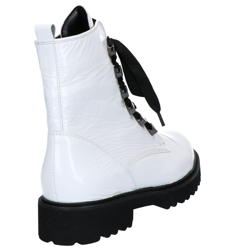 Gabor Best Fitting Bottines en Blanc en verni (260358)