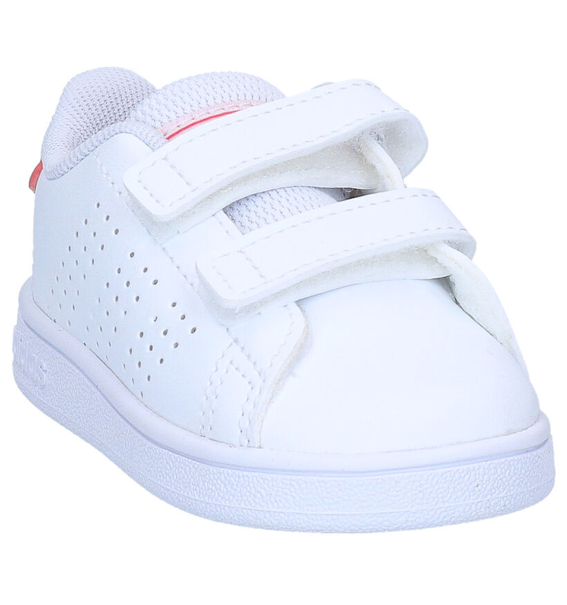 adidas Advantage I Chaussures pour bébé en Blanc en simili cuir (284709)