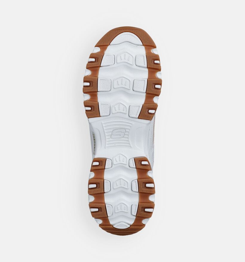 Skechers D'Lites Good Neutral Witte Chunky Sneakers voor dames (367462)