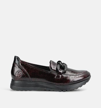 Rieker Chaussures plates Bordeaux