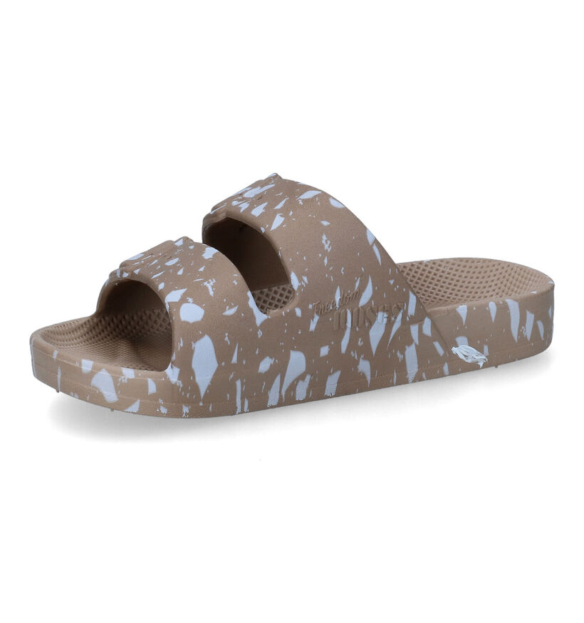 Freedom Moses White Terrazzo Nu-pieds en Beige pour filles (307539)