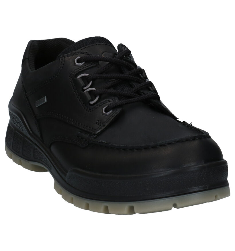 Ecco Track 25 Zwarte Veterschoenen in leer (295665)