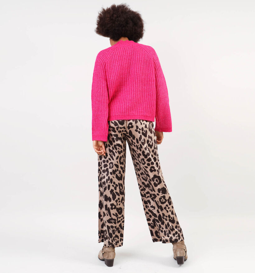 Pieces Nell Fuchsia Gebreide trui voor dames (344977)