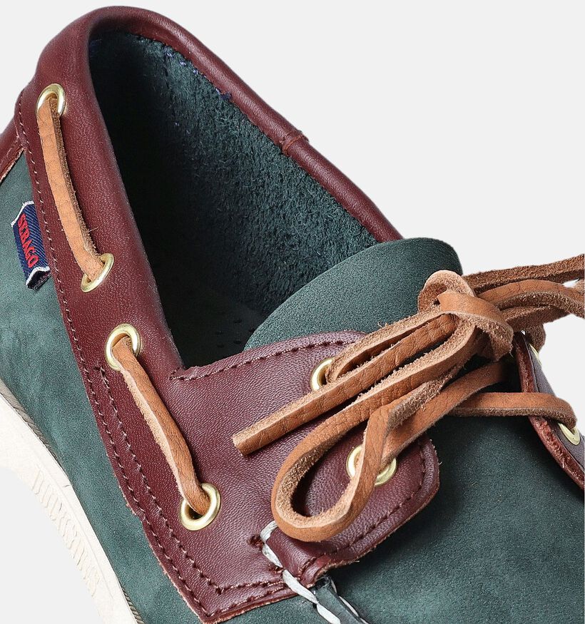 Sebago Dockside Portland Spinnaker Groene Bootschoenen voor heren (353754)