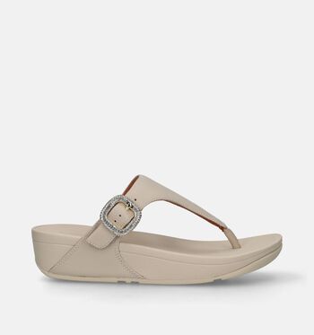 Teenslippers beige