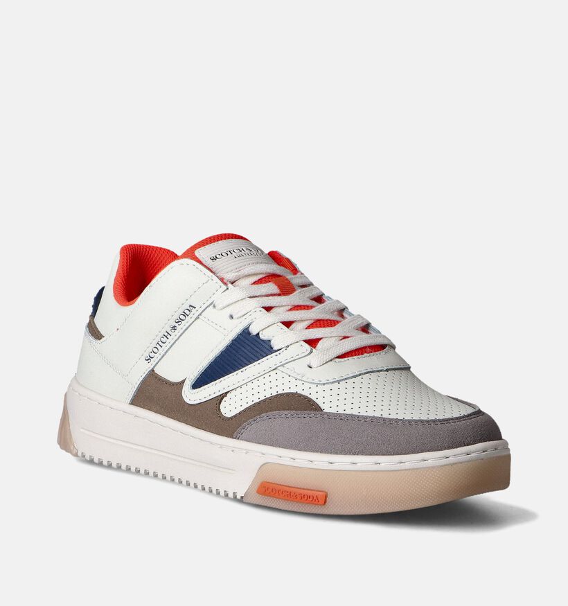 Scotch & Soda New Cup Beige Veterschoenen voor heren (353334) - geschikt voor steunzolen