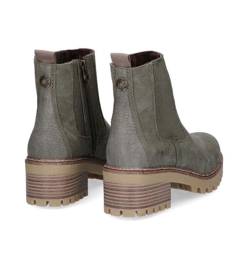 Blowfish Malibu Leven Chelsea Bottines en Noir en simili cuir (314144)