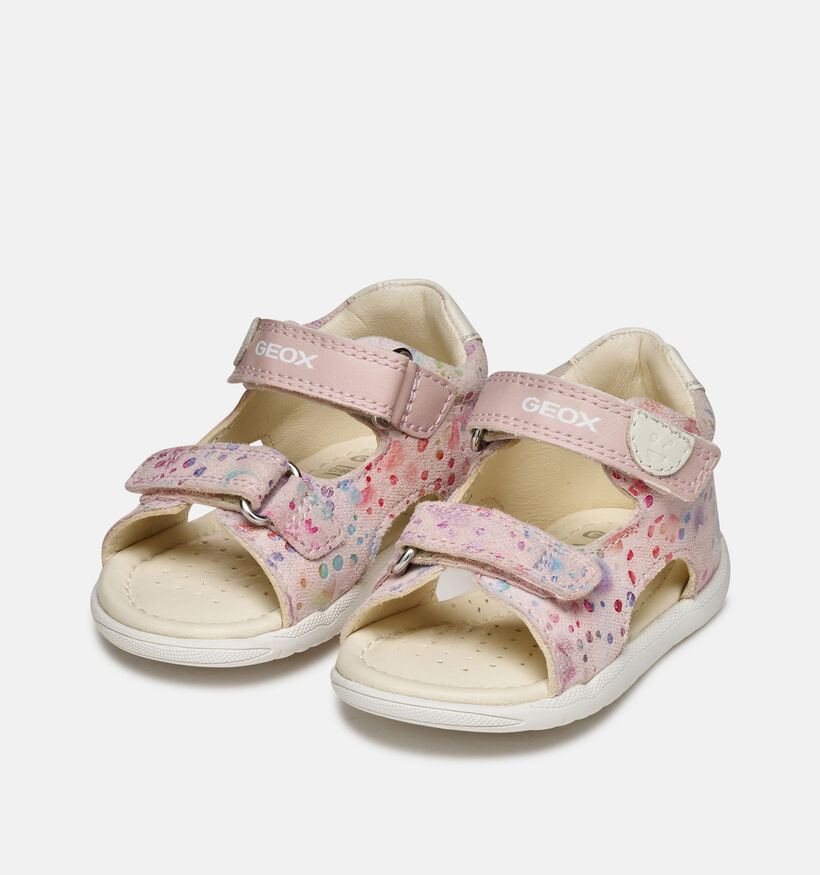 Geox B Sandal Macchia Gir Sandales pour b&eacute;b&eacute; en Rose pour filles (370107)