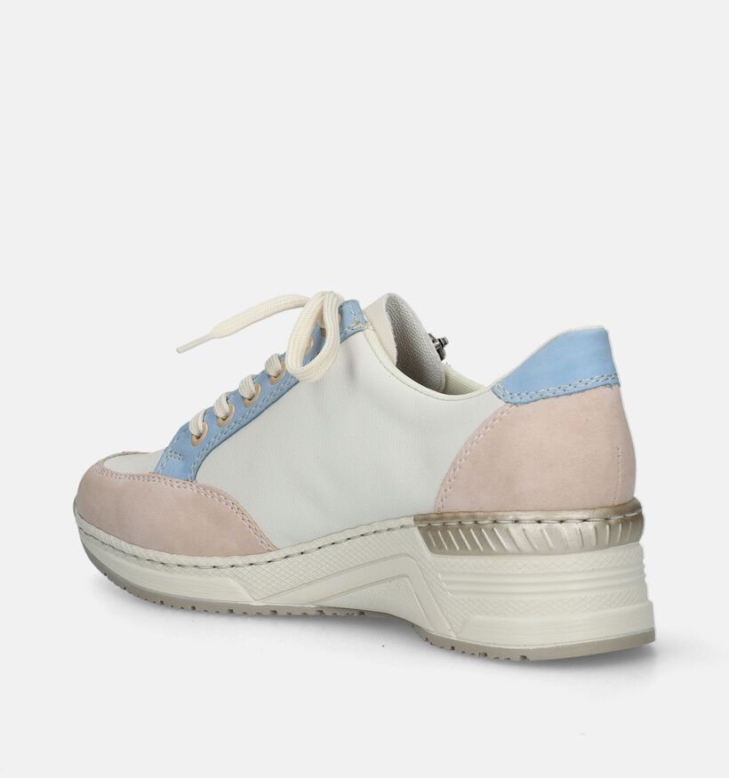 Rieker Witte Sneakers voor steunzolen voor dames (335704) - geschikt voor steunzolen