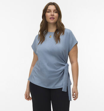 Vero Moda Curve T-shirts Blauw