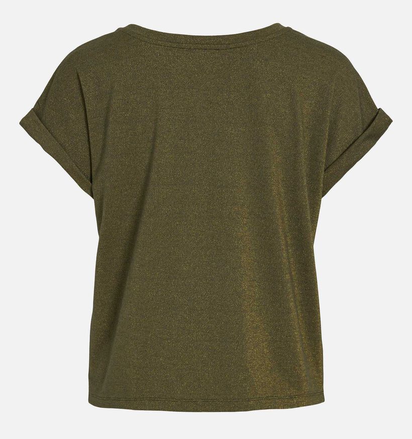 Vila Luxi U-Neck T-shirt Groen voor dames (361358)