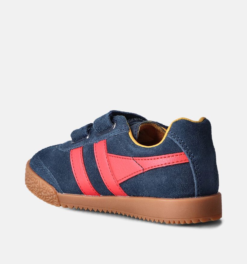 Gola Harrier Strap Blauwe Velcroschoenen voor jongens, meisjes (362406)