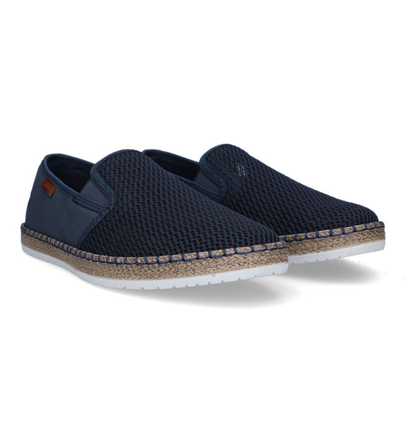 Rieker Chaussures à enfiler en Bleu pour hommes (354798)