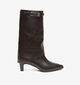 NeroGiardini Donkerbruine Lange Laarzen voor dames (379452)