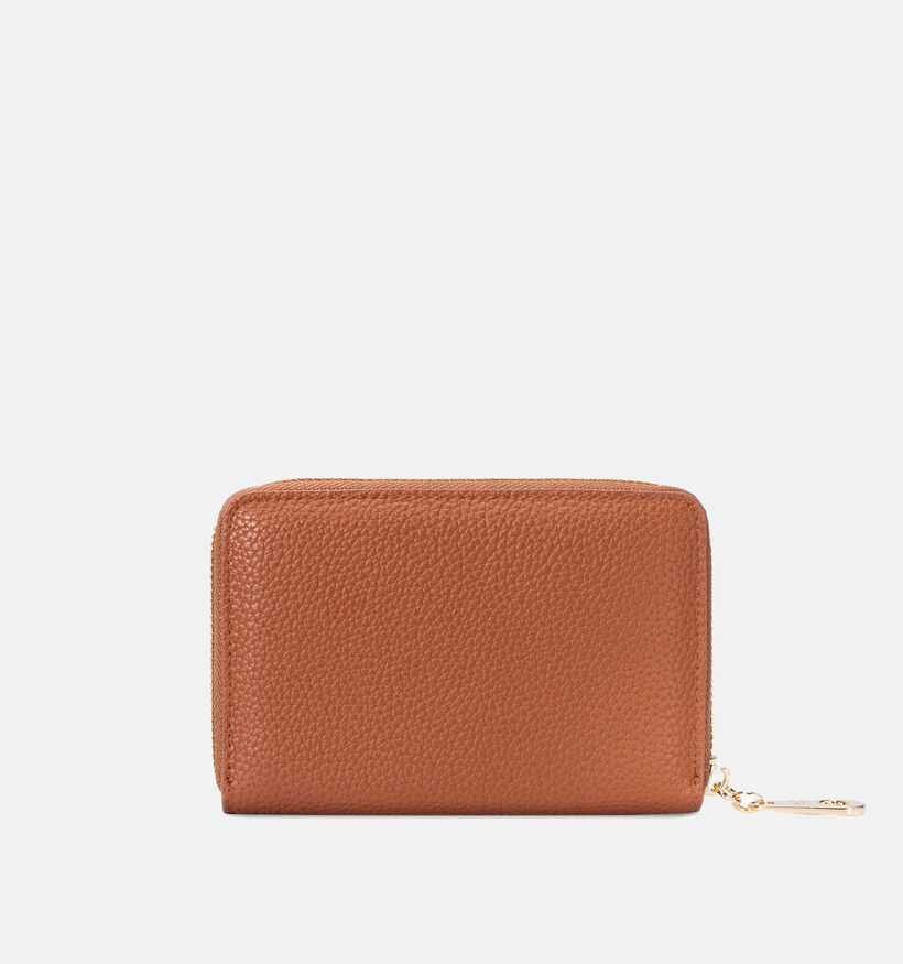 Laurent David Porte-monnaie zippé en Noir Laurent David Porte-monnaie zippé en Cognac pour femmes (365169)
