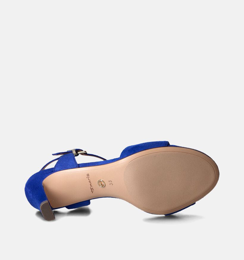 Tamaris Blauwe Sandalen met hak voor dames (354411)