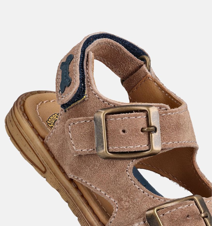 STONES and BONES Dardo Sandales en Marron pour gar&ccedil;ons (373067)