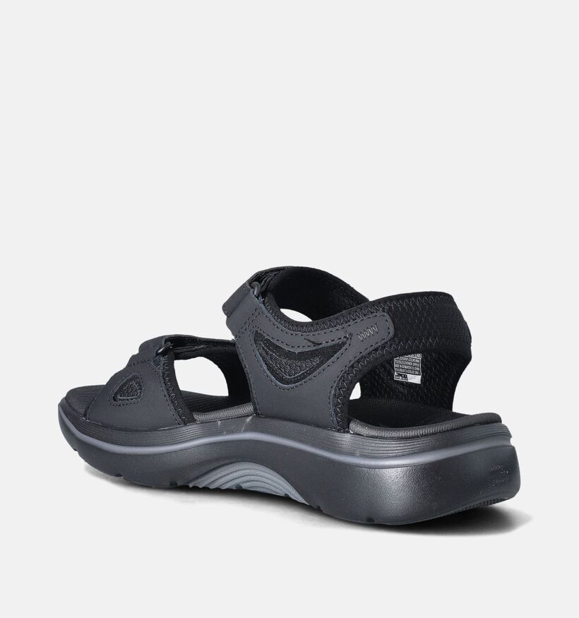 Skechers Go Walk Arch Fit 2.0 Zwarte Sandalen voor heren (354580)