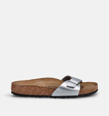 Birkenstock Madrid Nu-pieds Graceful Pearl White/Graceful Taupe/Copper/silver