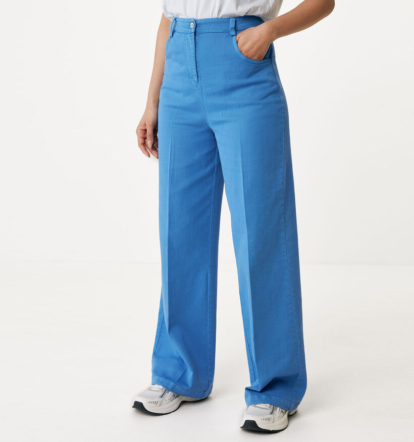 Mexx Olivia Pantalon large en Bleu (324102)