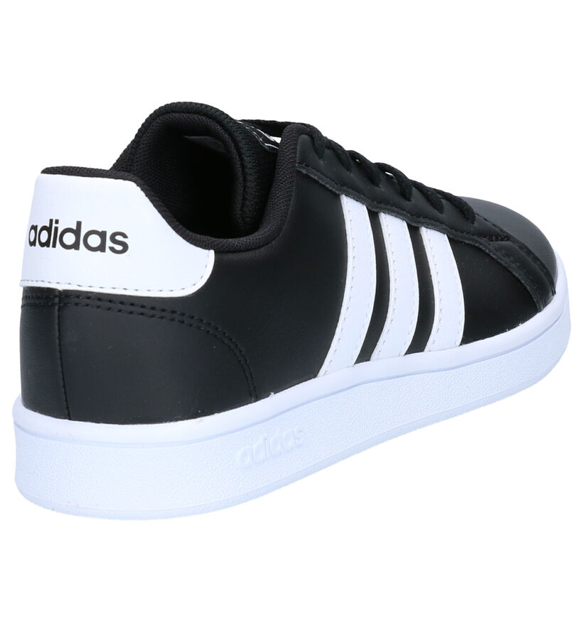 adidas Grand Court K Witte Sneakers voor jongens (307966) - geschikt voor steunzolen