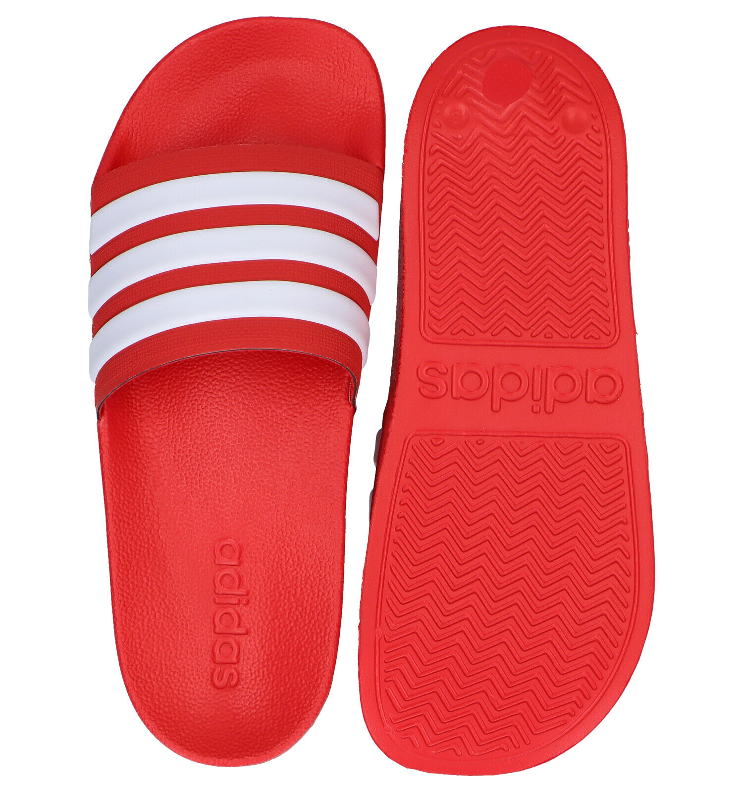 adidas Cloudfoam Adilette Rode Badslippers Heren Slippers Online op TORFS.BE