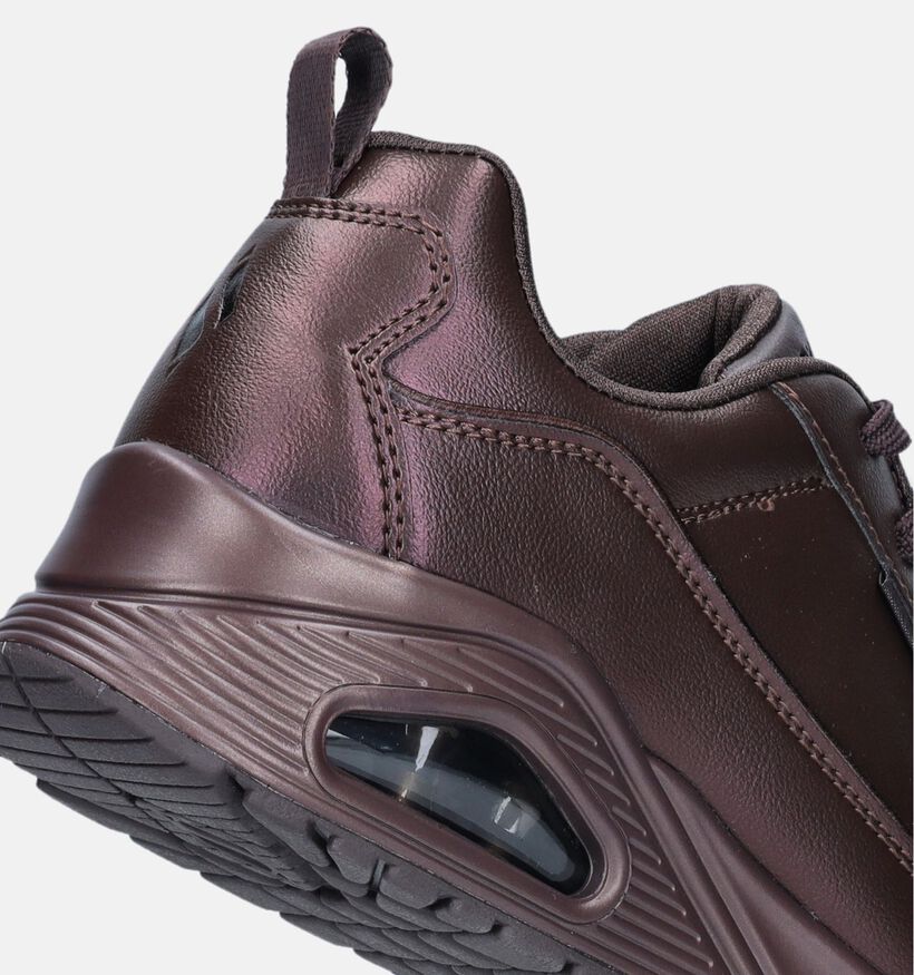 Skechers Uno Galactic Gal Bruine Sneakers voor dames (346098)