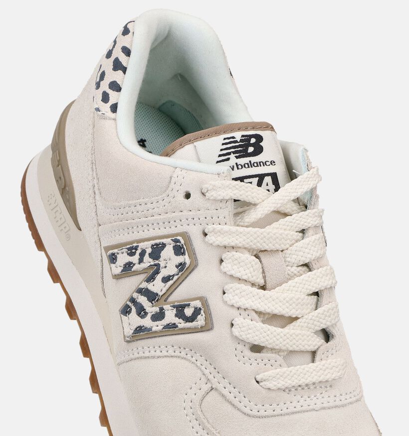 New Balance 574 Baskets sportives en Beige pour femmes (374988) - pour semelles orthop&eacute;diques