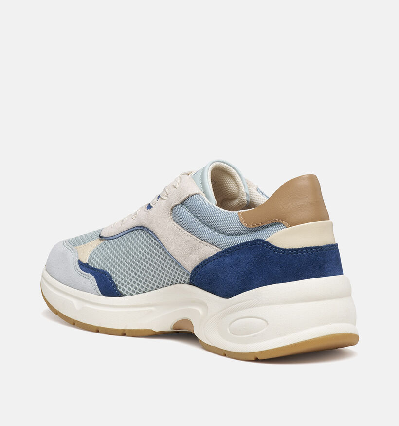 Geox Zarvia Baskets en Bleu clair pour femmes (368195) - pour semelles orthop&eacute;diques