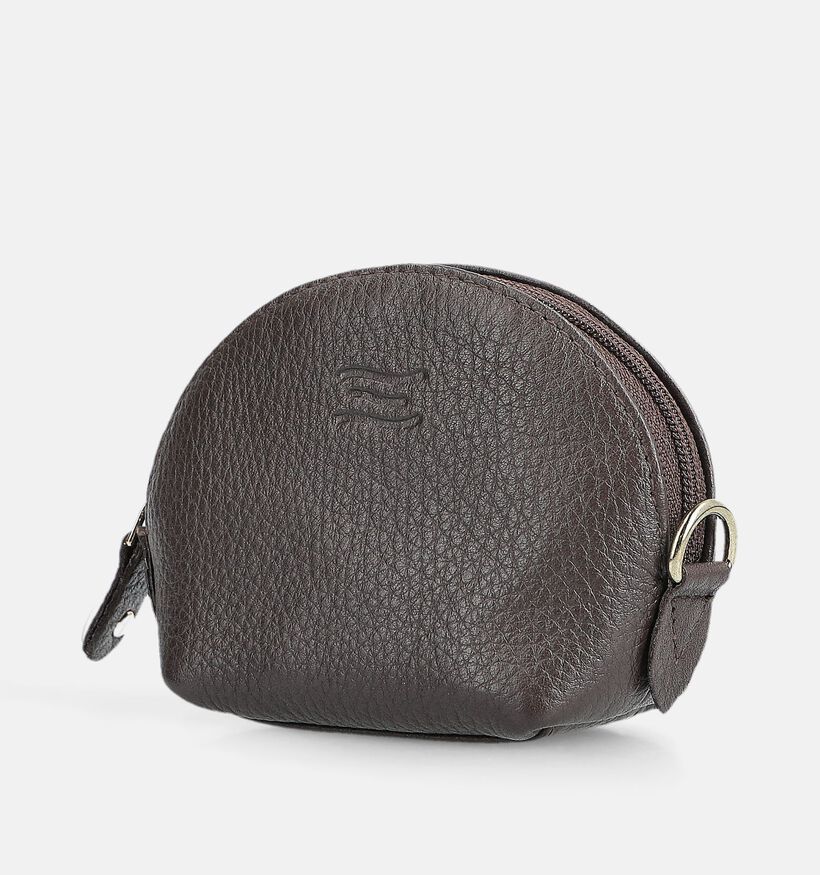 Crinkles Porte-monnaie zippé en Marron pour femmes (365747)
