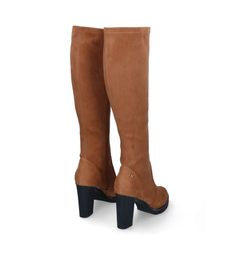 Nathan-Baume Cognac Laarzen in daim (315979)