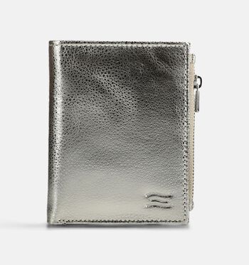 Crinkles Portemonnees Zwart/Wit/Beige/Goud/Cognac/Grijs