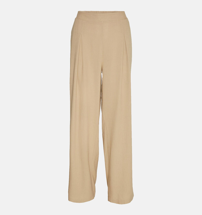 Vero Moda Mymilo Pantalon large en Beige pour femmes (327020)