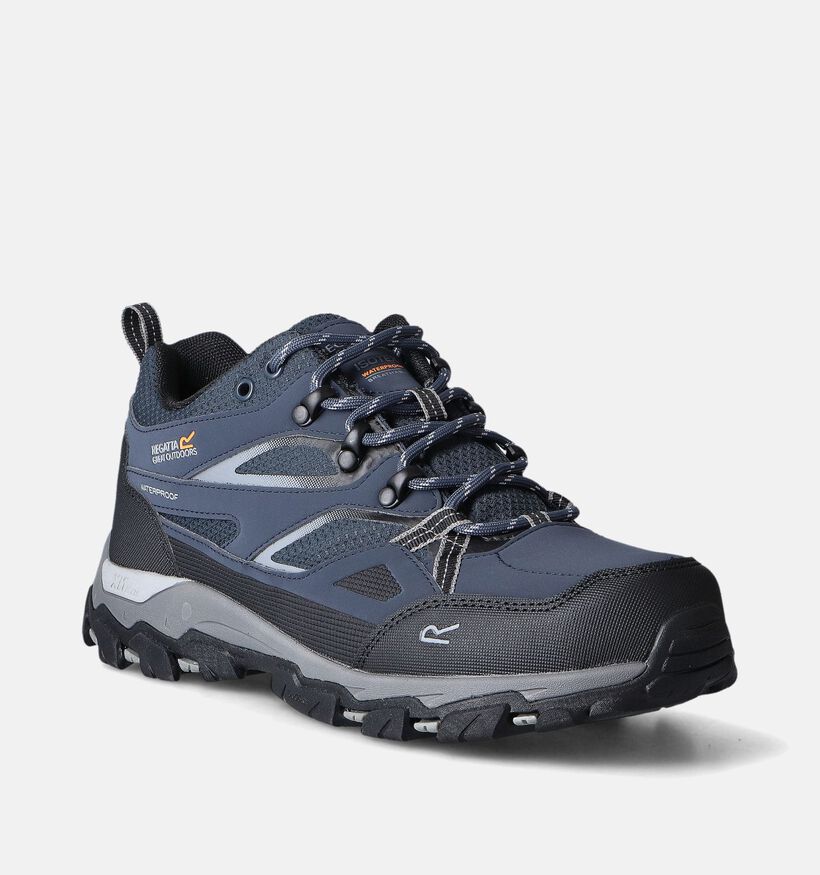 Regatta Holcombie III Low Chaussures de randonnée en Bleu pour hommes (352349) - pour semelles orthopédiques