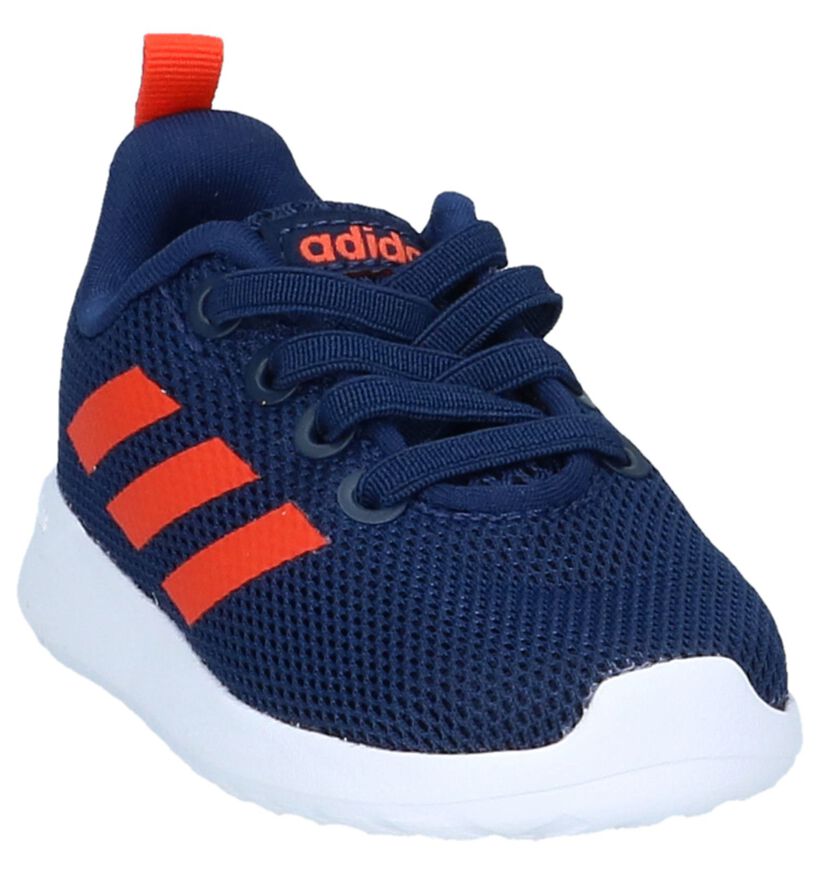 adidas Lite Racer Baskets en Bleu en textile (237133)