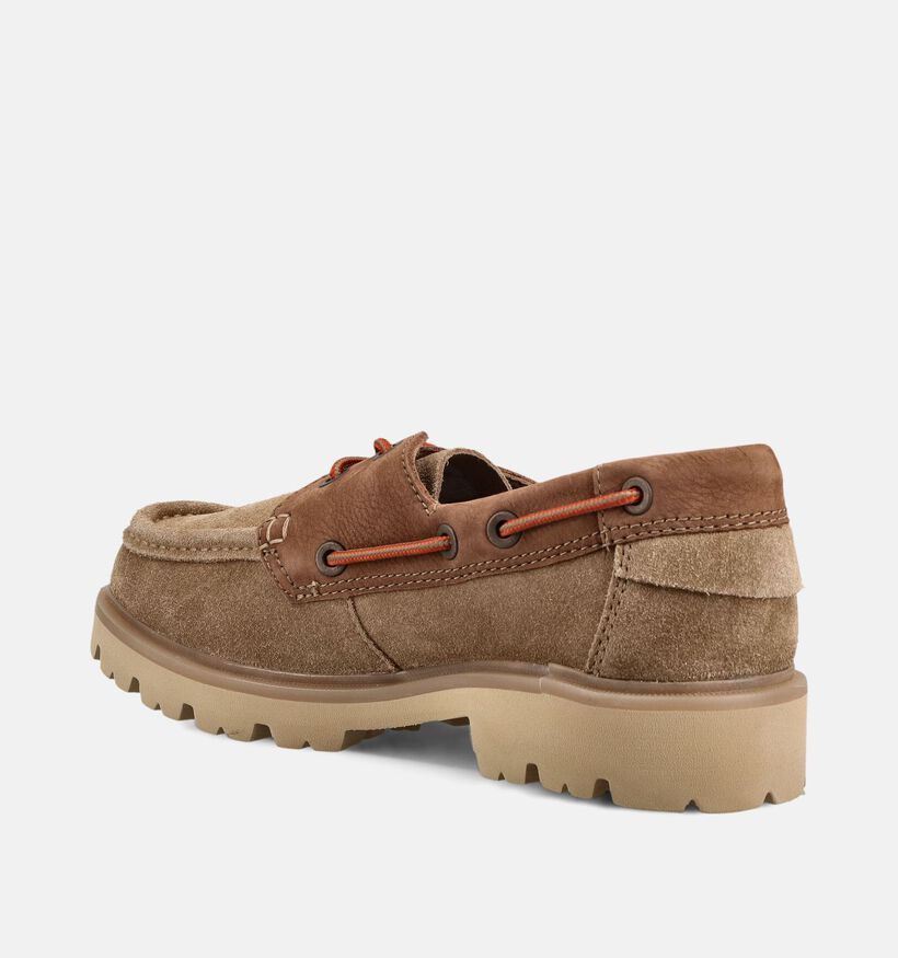 Clarks Cleyhill Chaussures bateau en Beige pour hommes (370690) - pour semelles orthop&eacute;diques