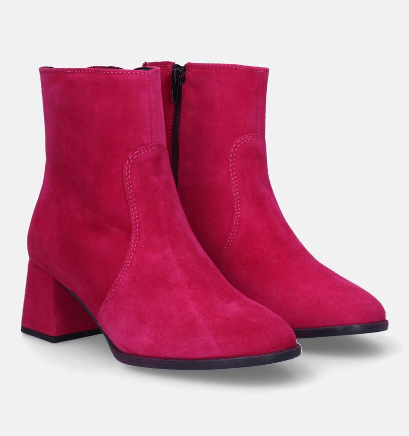 Tamaris Bottines à talons en Fuchsia pour femmes (333061)