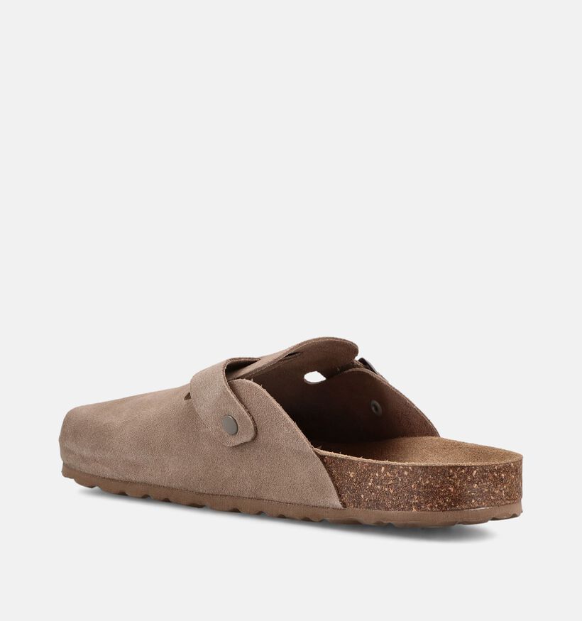 Billowy Zueco Taupe Gesloten Slippers voor dames (377839)