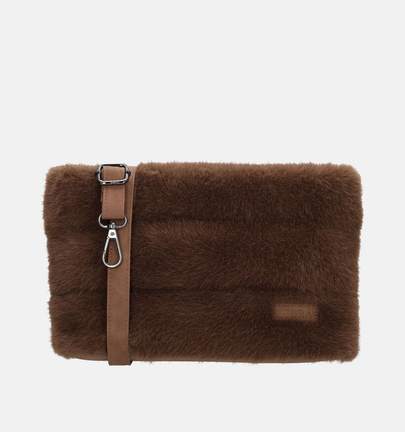 ZEBRA Sac porté croisé en Marron pour femmes (366010)